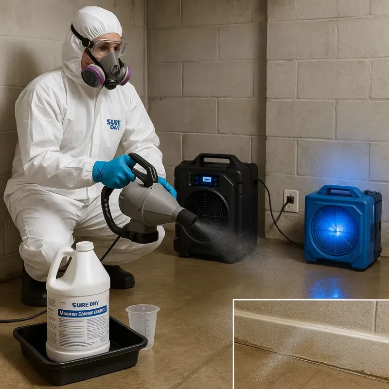 Sanitization and Odor Removal process in Zilwaukee, MI