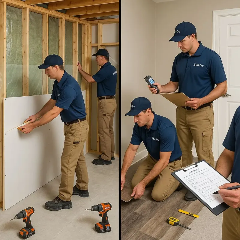 Repairs and Reconstruction process in Zilwaukee, MI