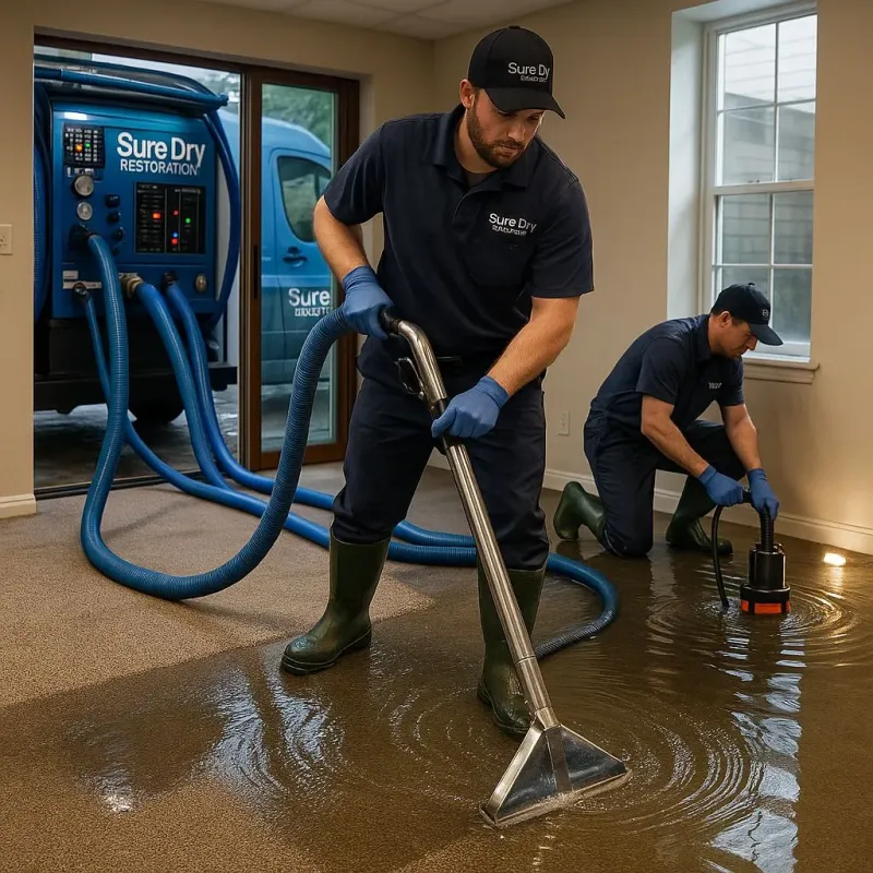 Water Extraction and Removal process in Zilwaukee, MI
